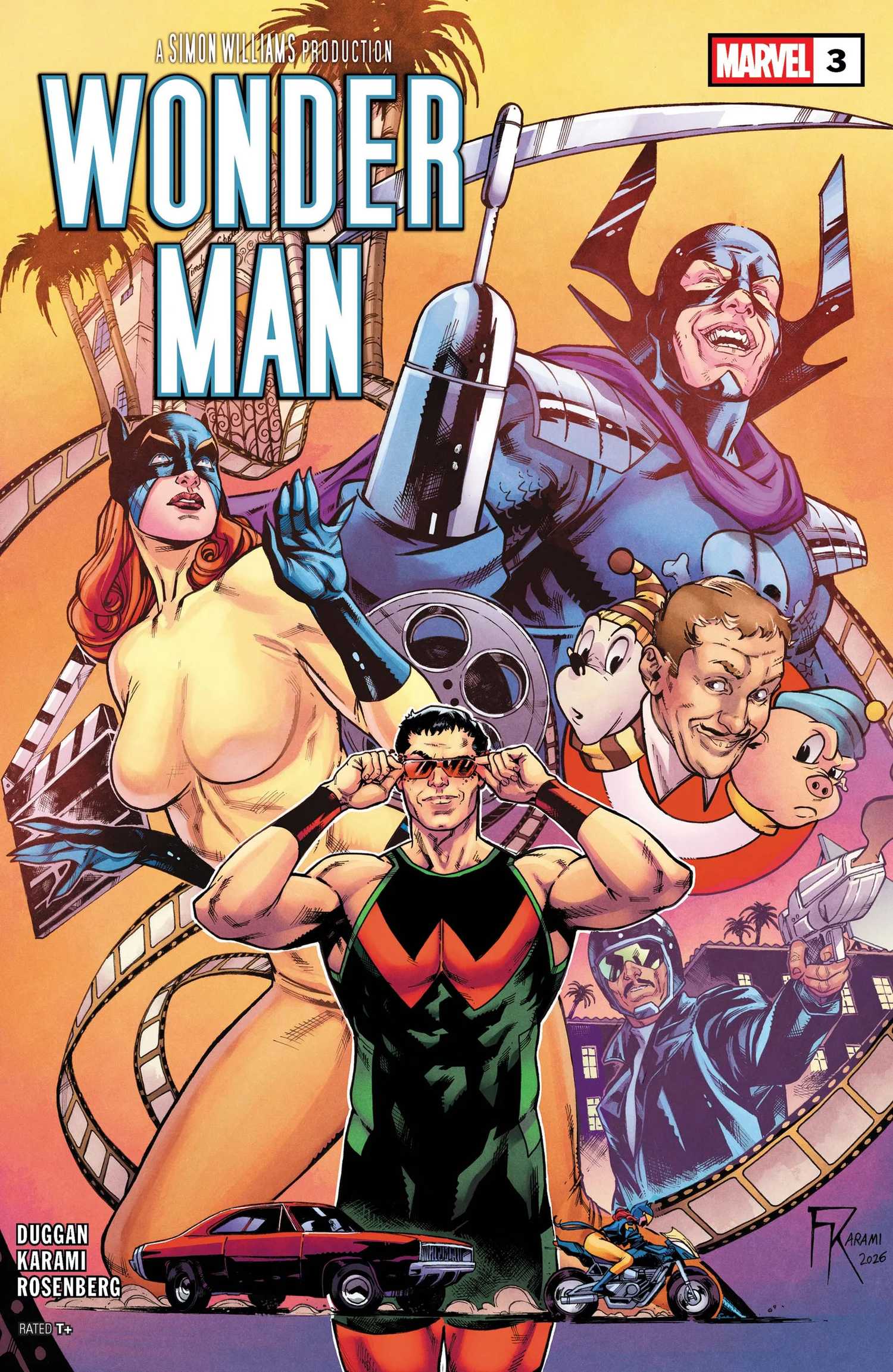 The cover of Duggan's Wonder Man #3