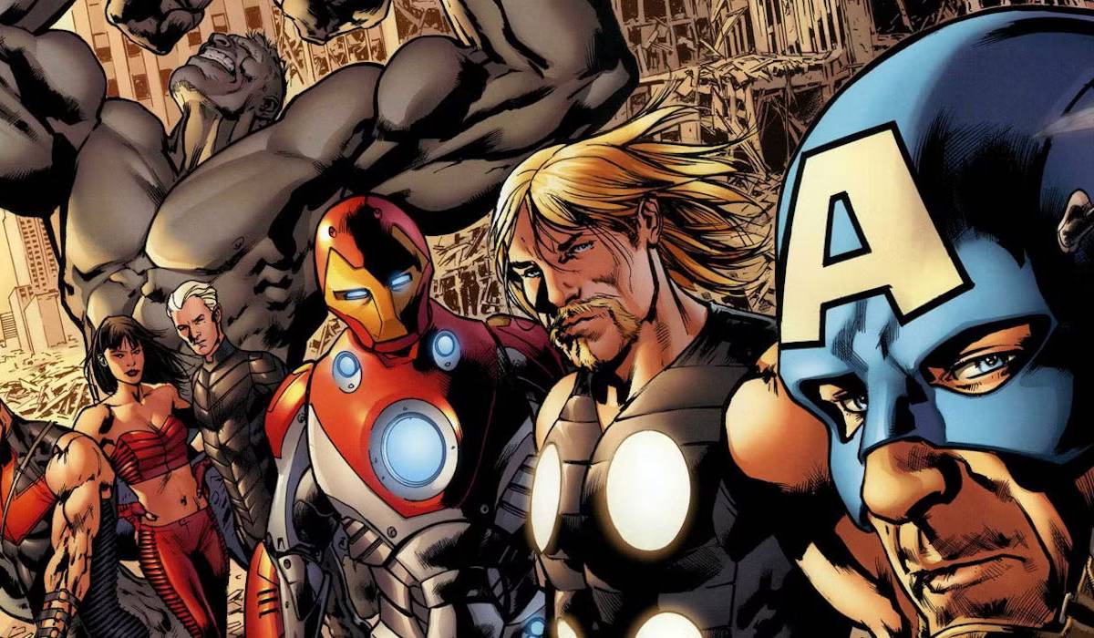 The Maker vs The Ultimates Earth-6160 battle scene detailed illustration