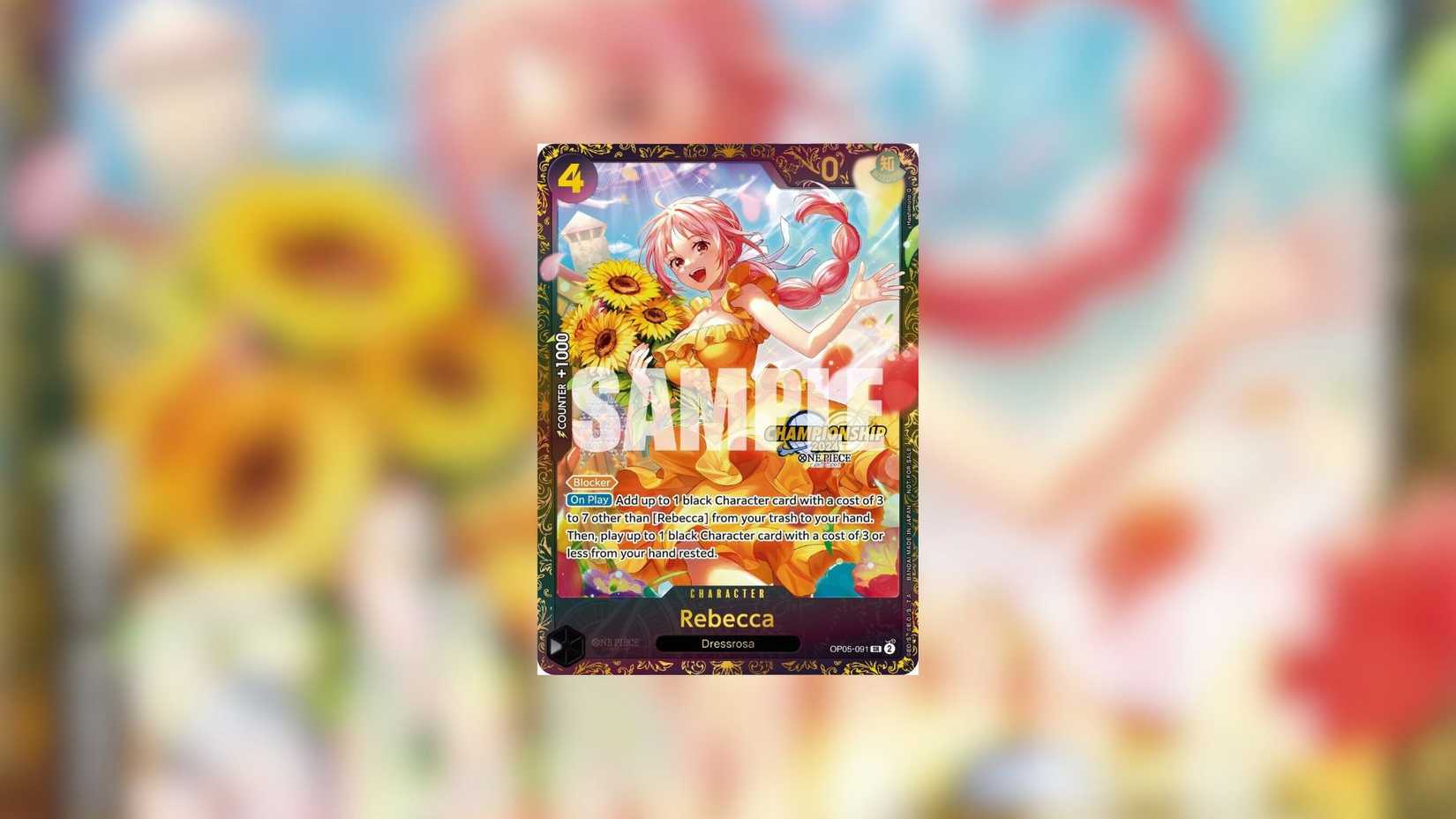 Rebecca (October Championship 2024 Online Regional) One Piece TCG