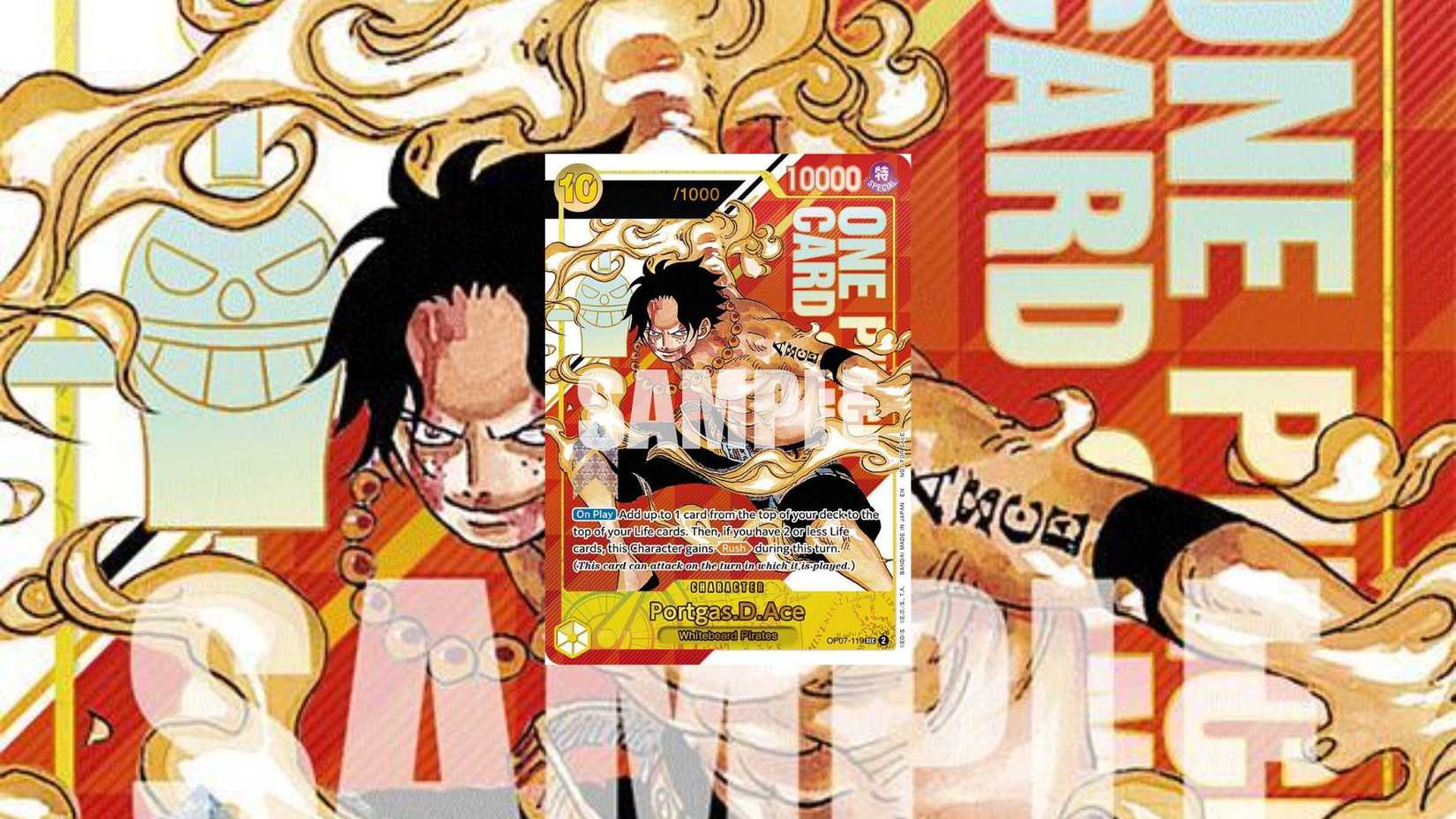 Portgas.D.Ace (Serial Numbered) One Piece TCG