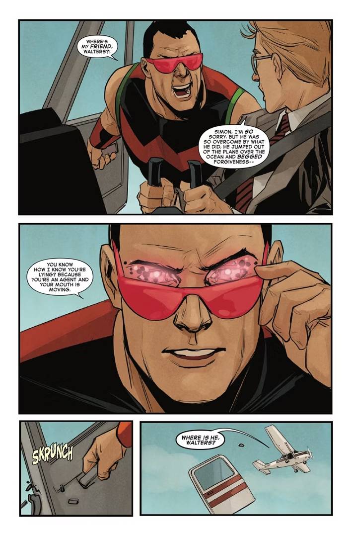 Wonder Man interrogates Walters in Wonder Man #5
