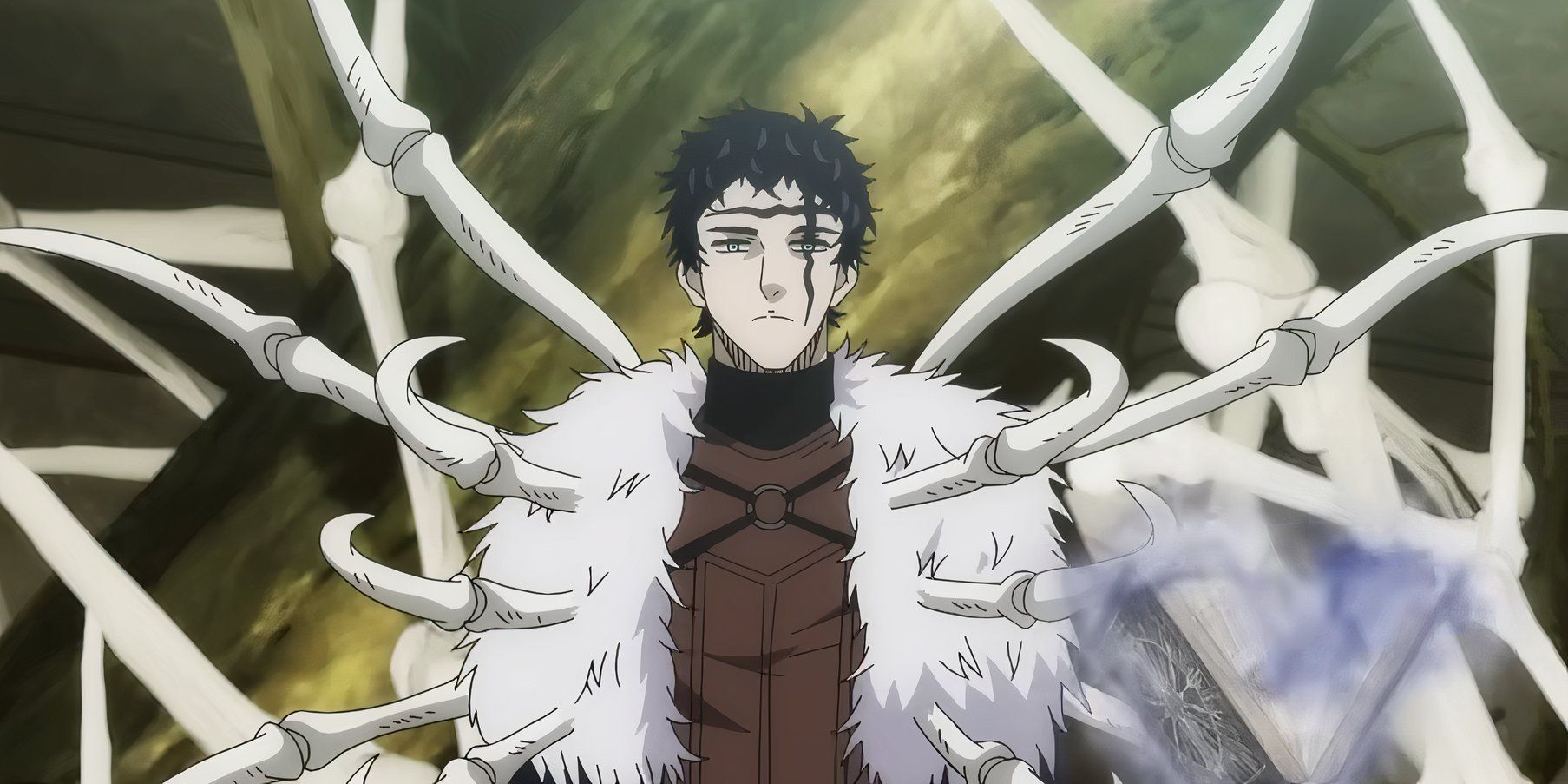 Zenon Zogratis uses his bone magic in Black Clover