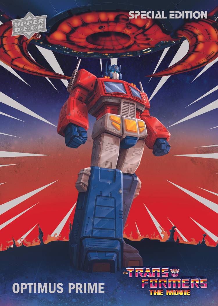 Transformers The Movie 40 Upper Deck Optimus Prime card