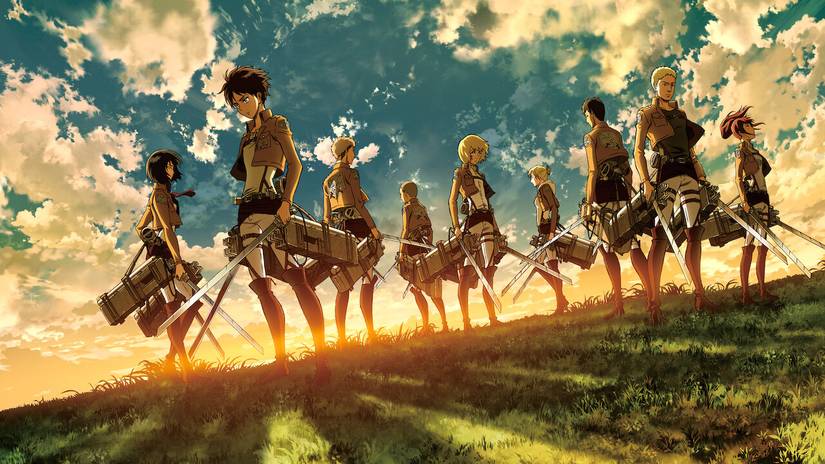 Attack on Titan Crimson Bow and Arrow with the Survey Corps