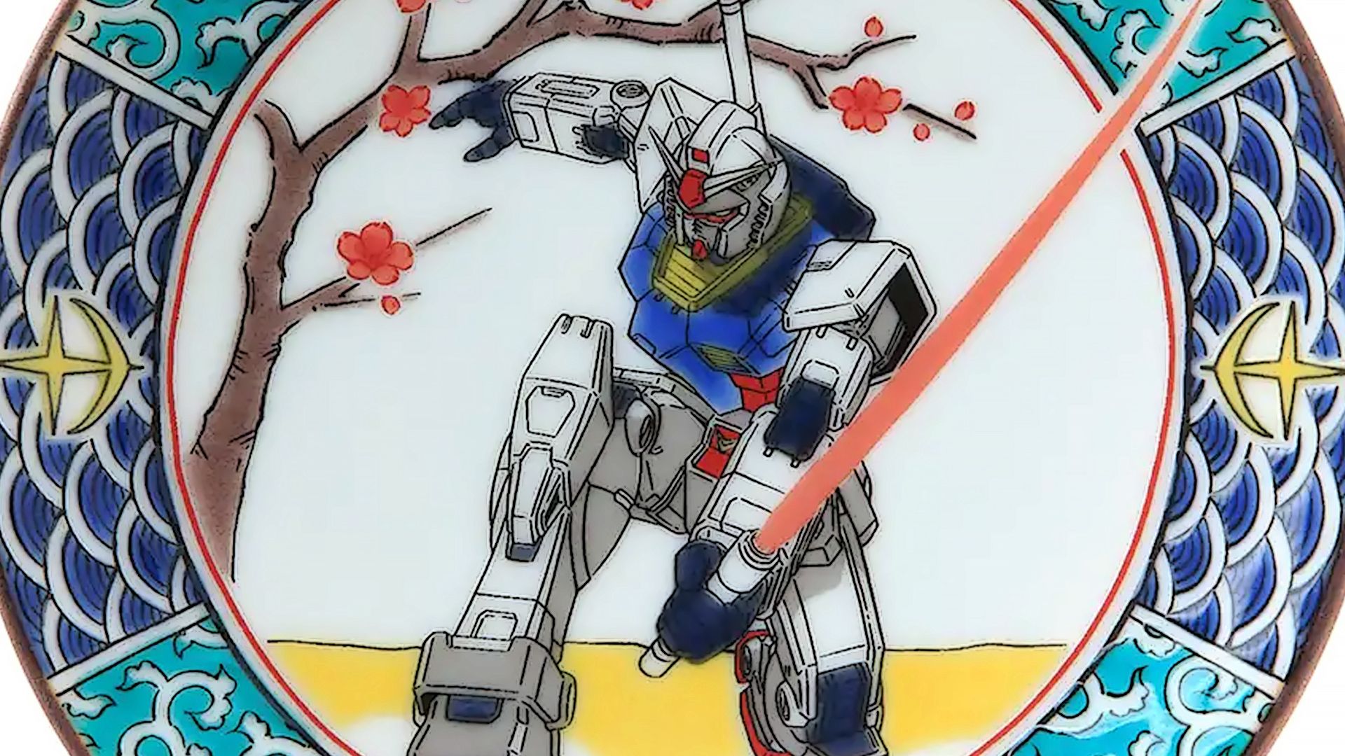 Gundam Transforms Its Most Iconic Mecha With 370-Year-Old Japanese Art