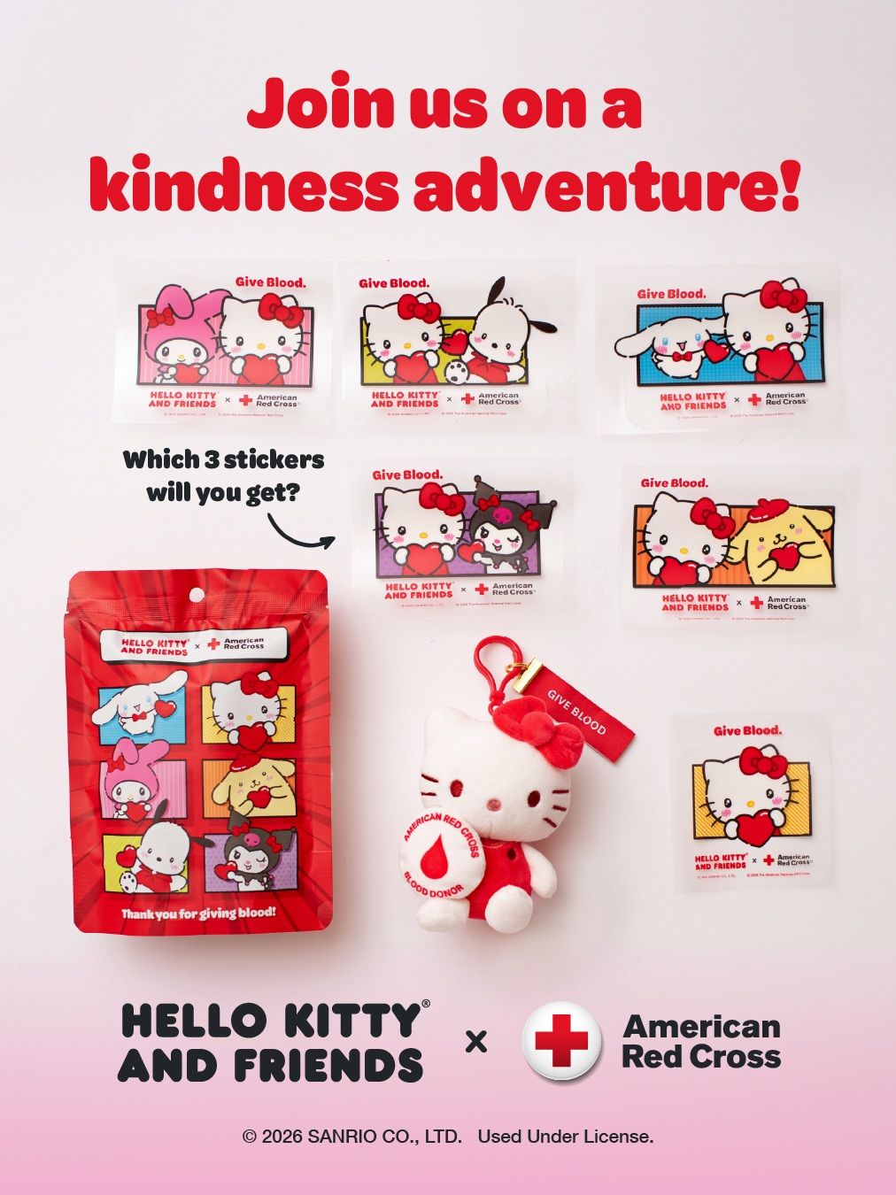 U.S. Hello Kitty Fans Can Get an Exclusive New Plush for Donating Blood ...