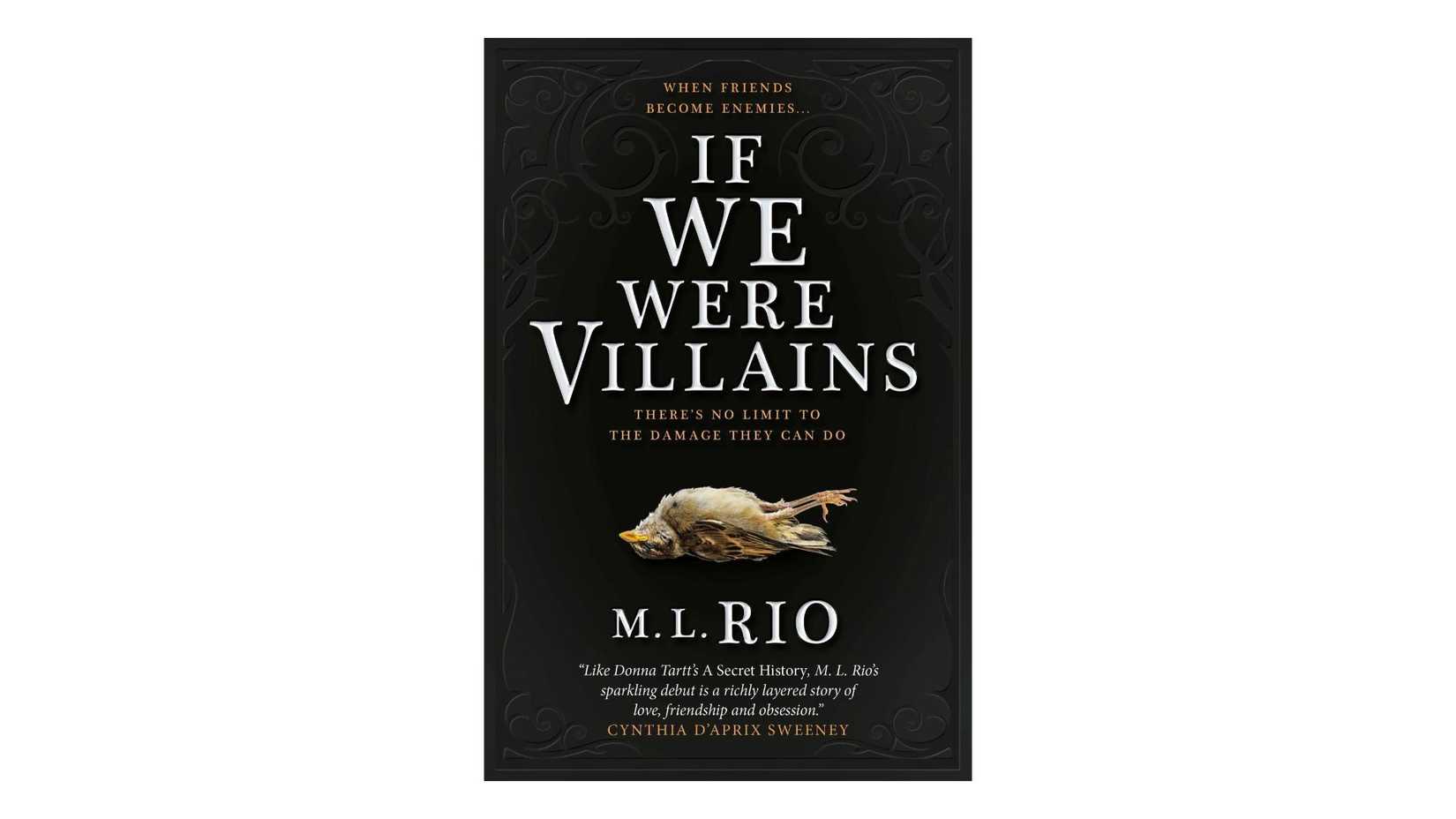 If We Were Villains by M.L. Rio book cover on a white background