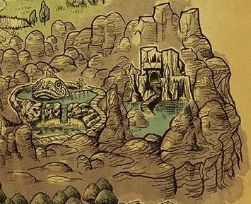 Map of the Ice Cavern in the Legend of Zelda: Ocarina of Time Switch 2 remake