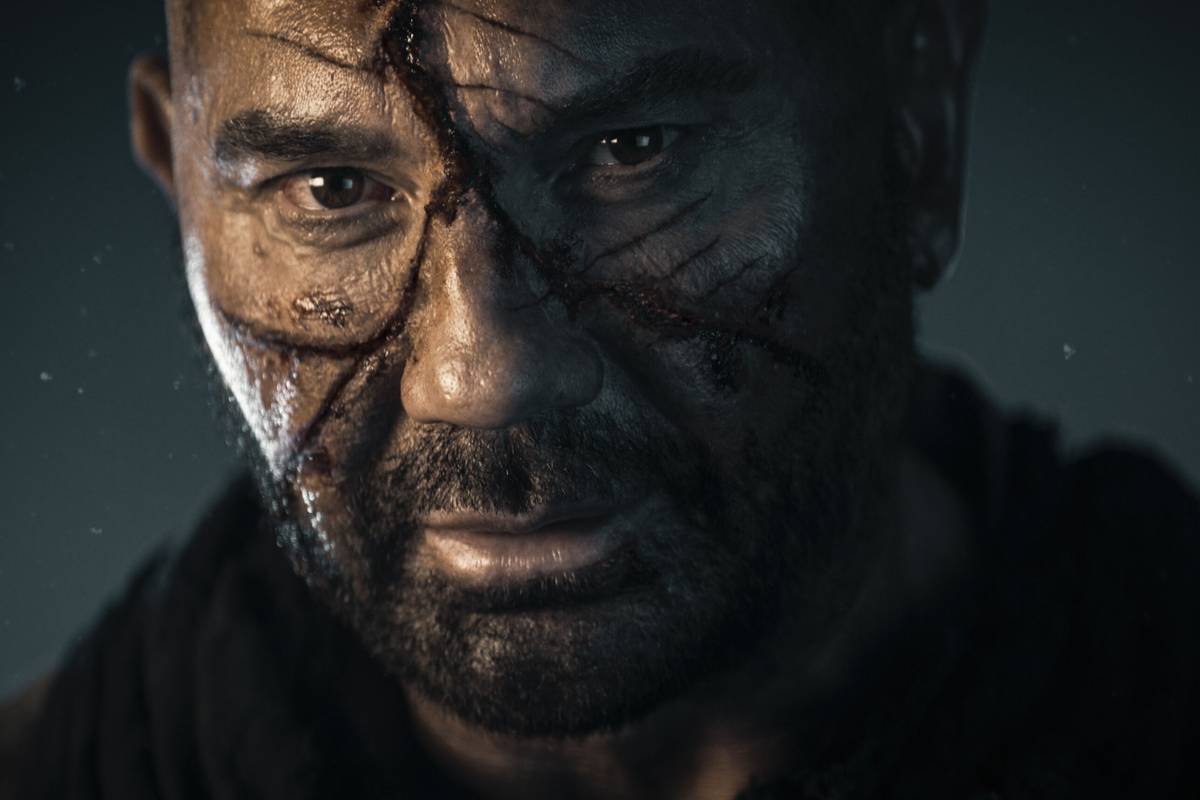 Dave Bautista in the film adaptation of In the Lost Lands by George R.R. Martin
