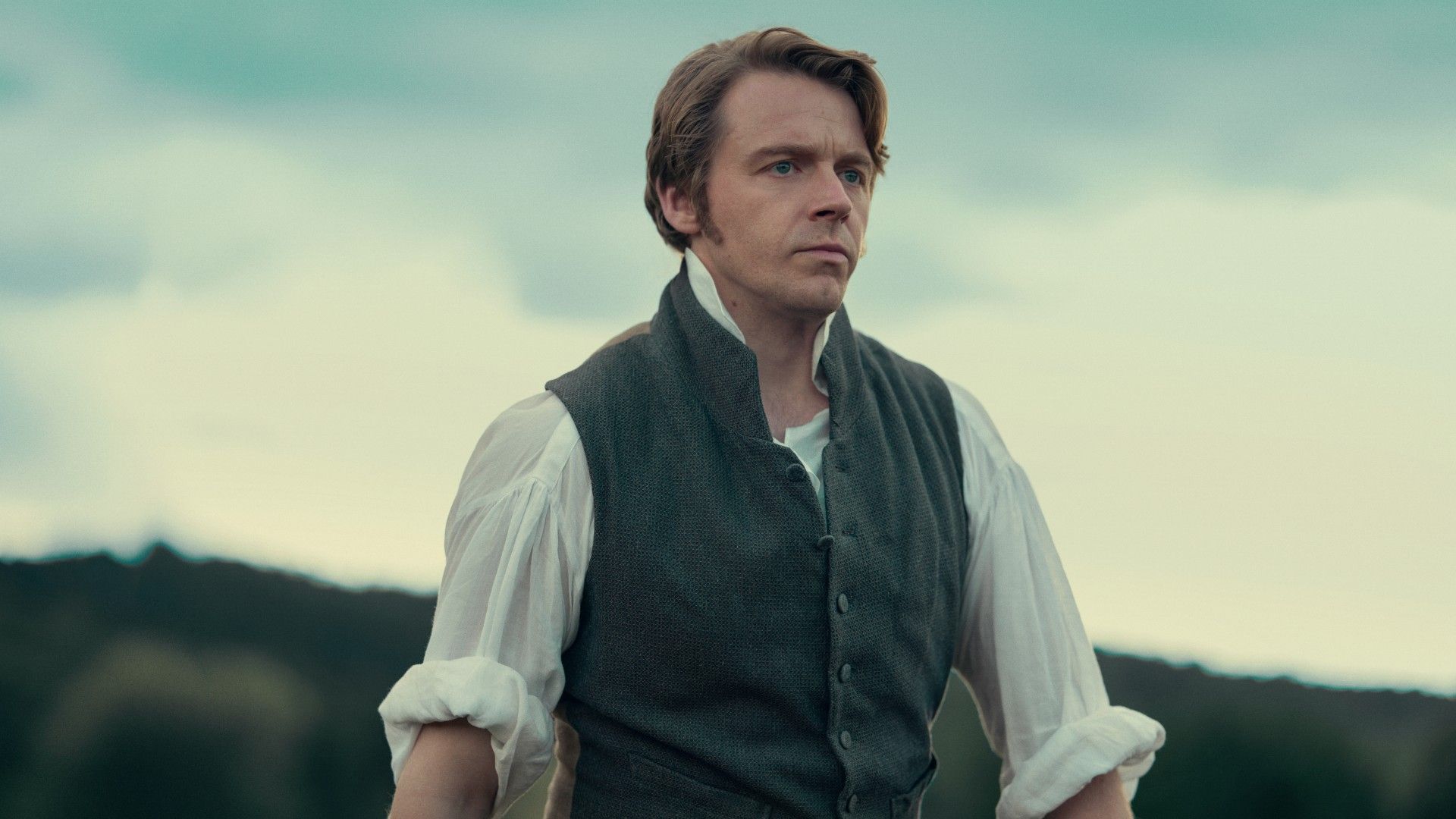 Jack Lowden as Mr. Darcy on Pride and Prejudice.