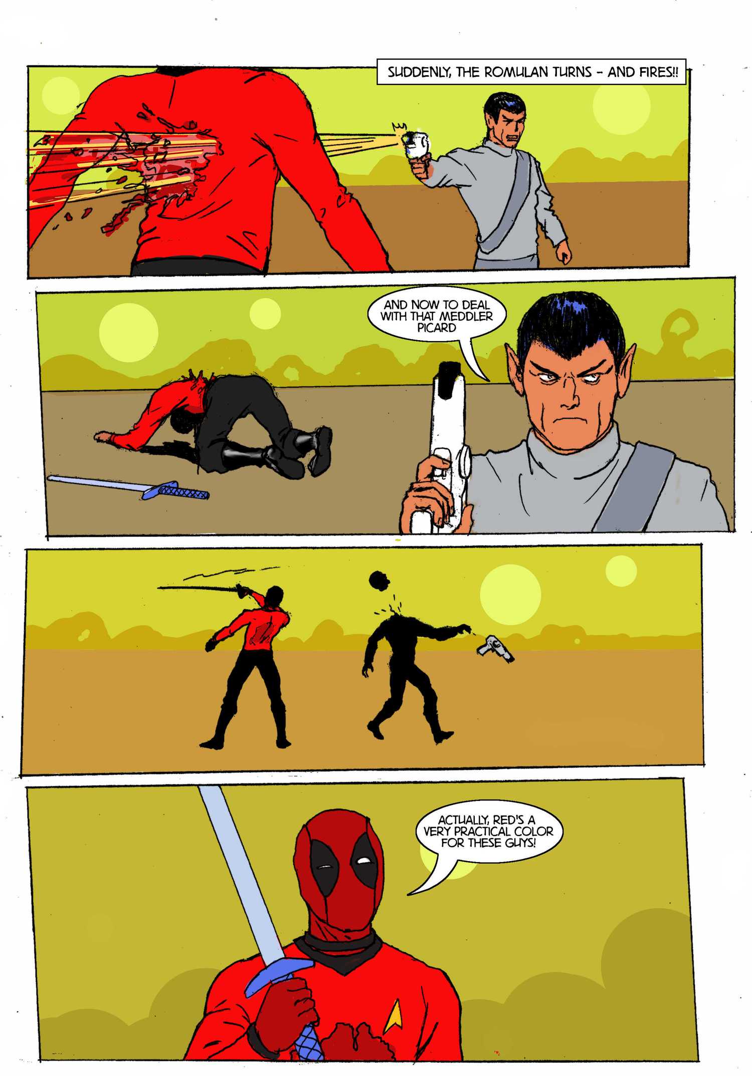 Deadpool is a Red Shirt