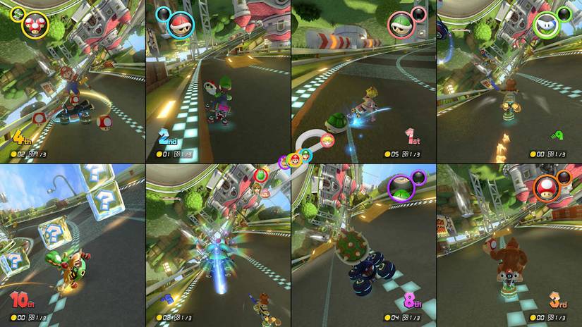 Mario Kart 8 Deluxe Version 4.0.0 Adds 8-Player Split-Screen and CameraPlay on Switch 2