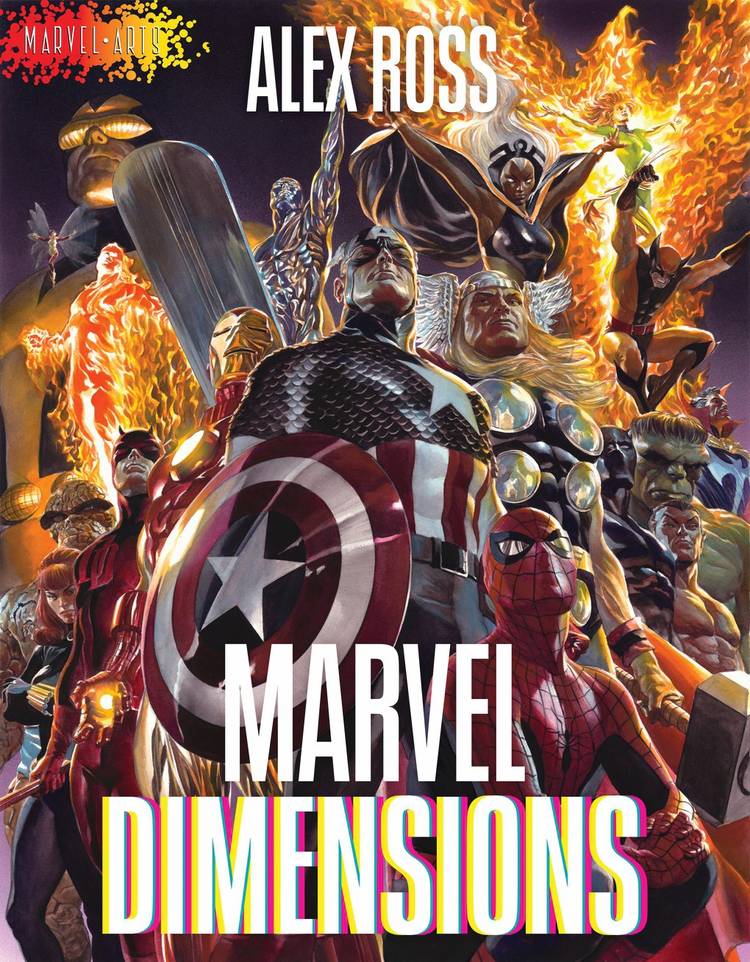 Alex Ross's Marvel Dimensions Combines Painted and Pen-and-Ink Art