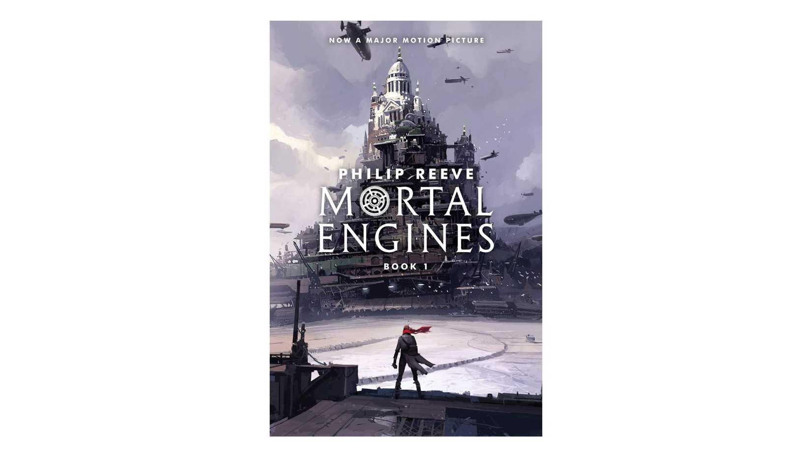 Mortal Engines by Philip Reeve book cover on a white background