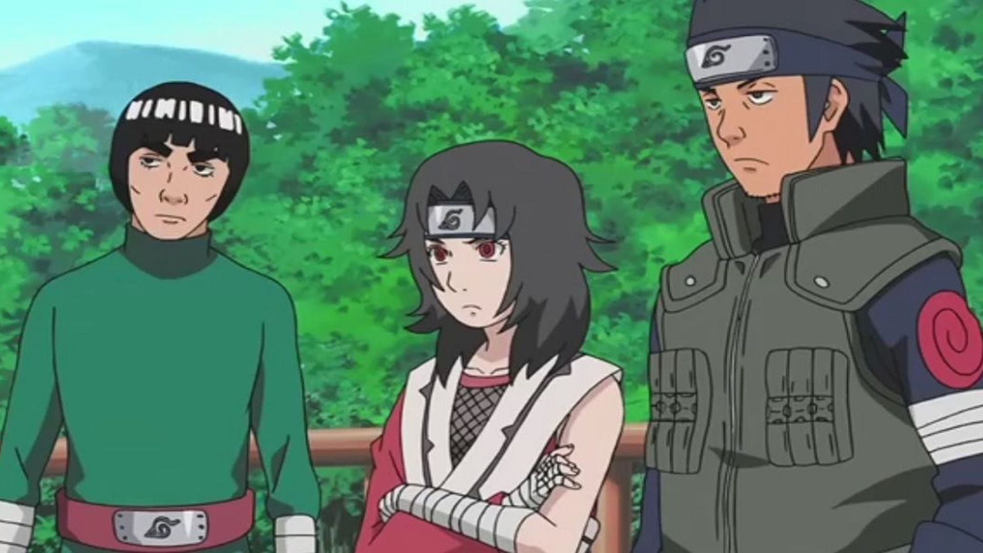 Naruto Young Guy Kurenai And Asuma.