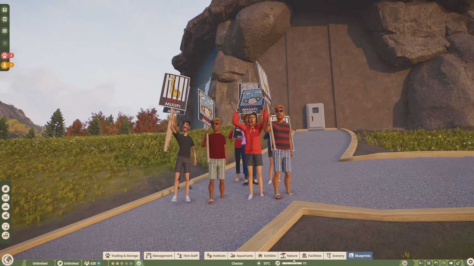 Planet Zoo 2 Protestors