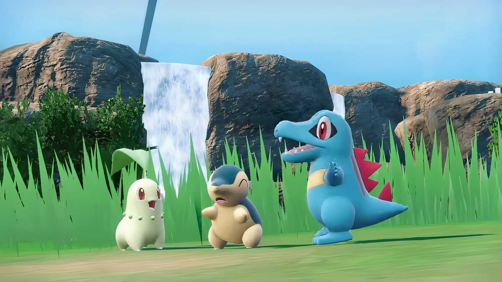 Pokemon Gen 2 starters in scarlet and violet
