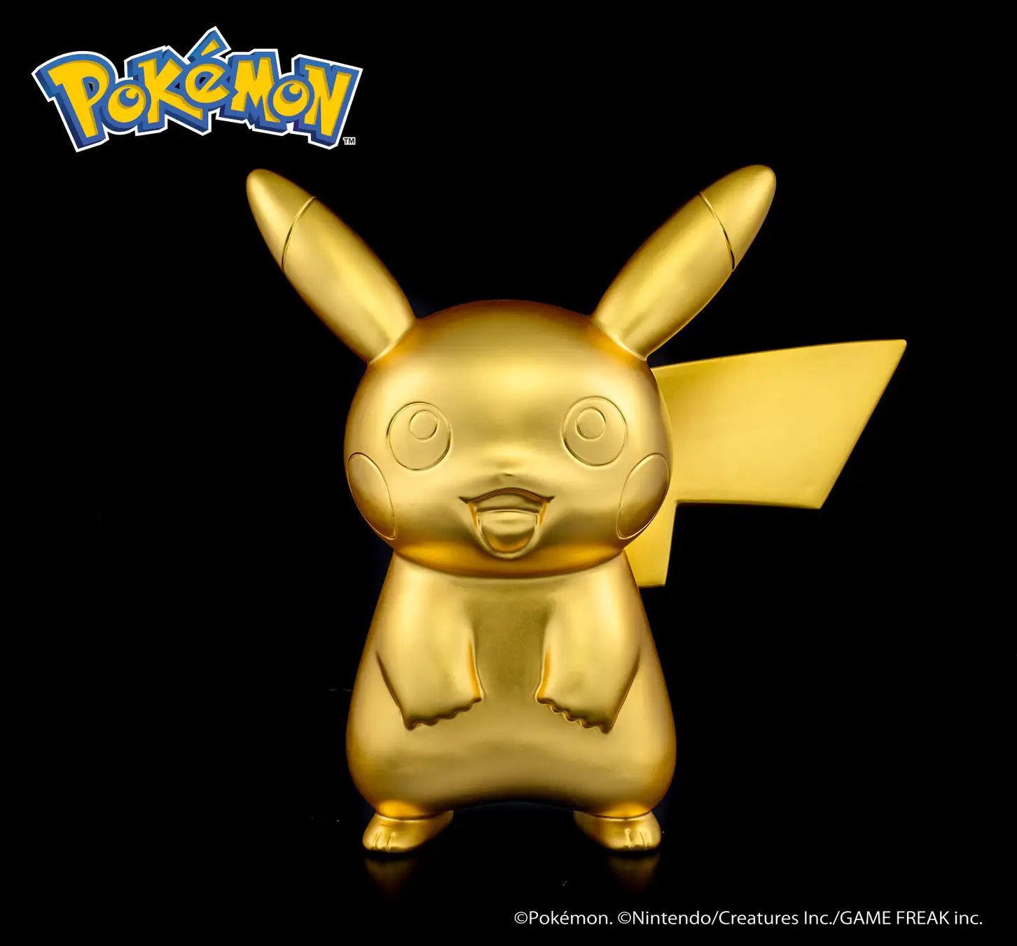 Pokemon SGC life-size gold-leaf Pikachu
