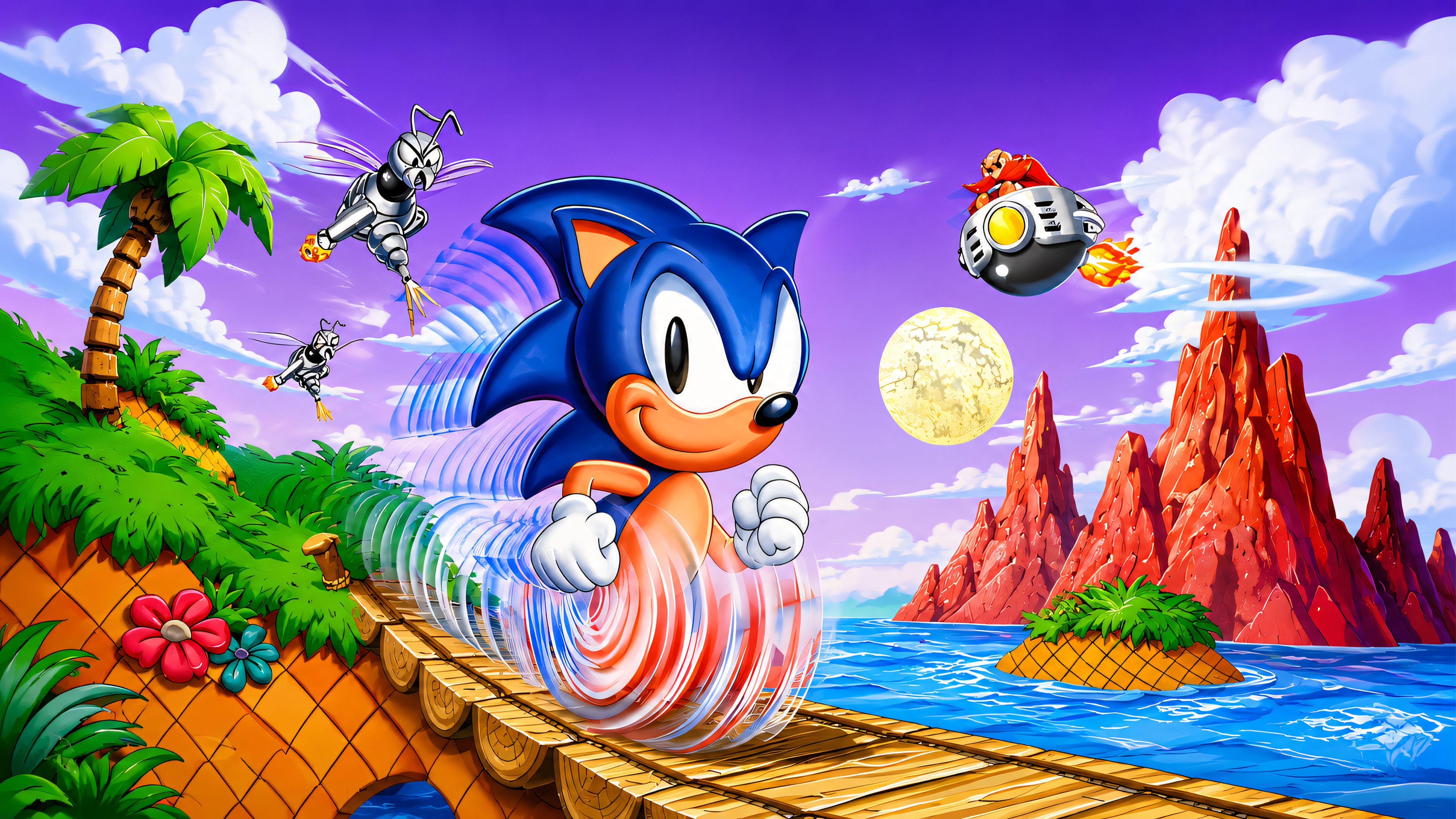 Sonic the Hedgehog Genesis key art