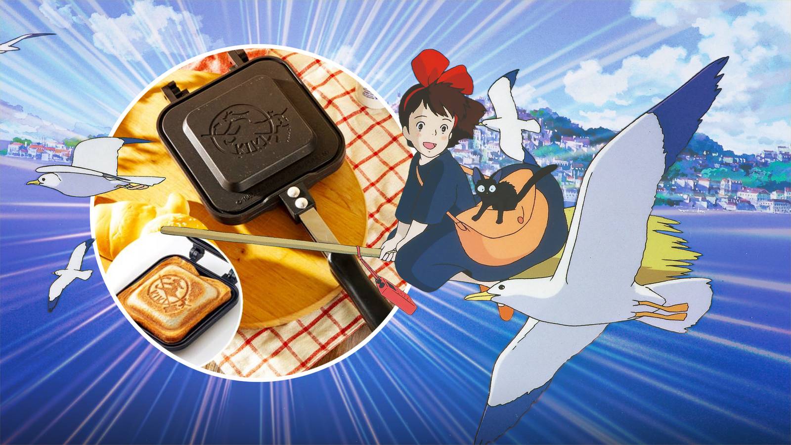 Studio Ghibli's Kiki's Delivery Service Sandwich Maker Returns as Purrfect ...