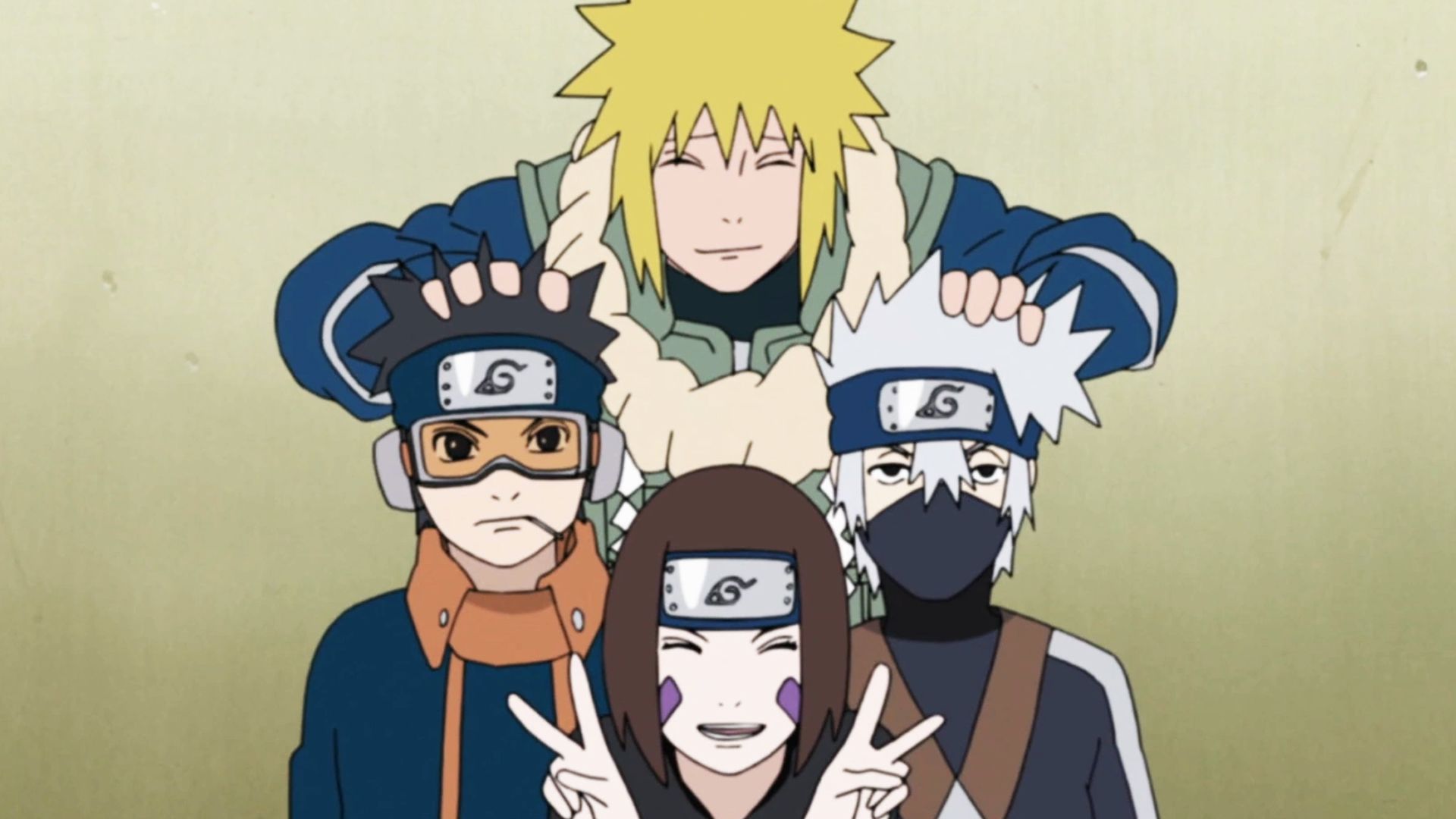 Team Minato picture in Kakashi Gaiden