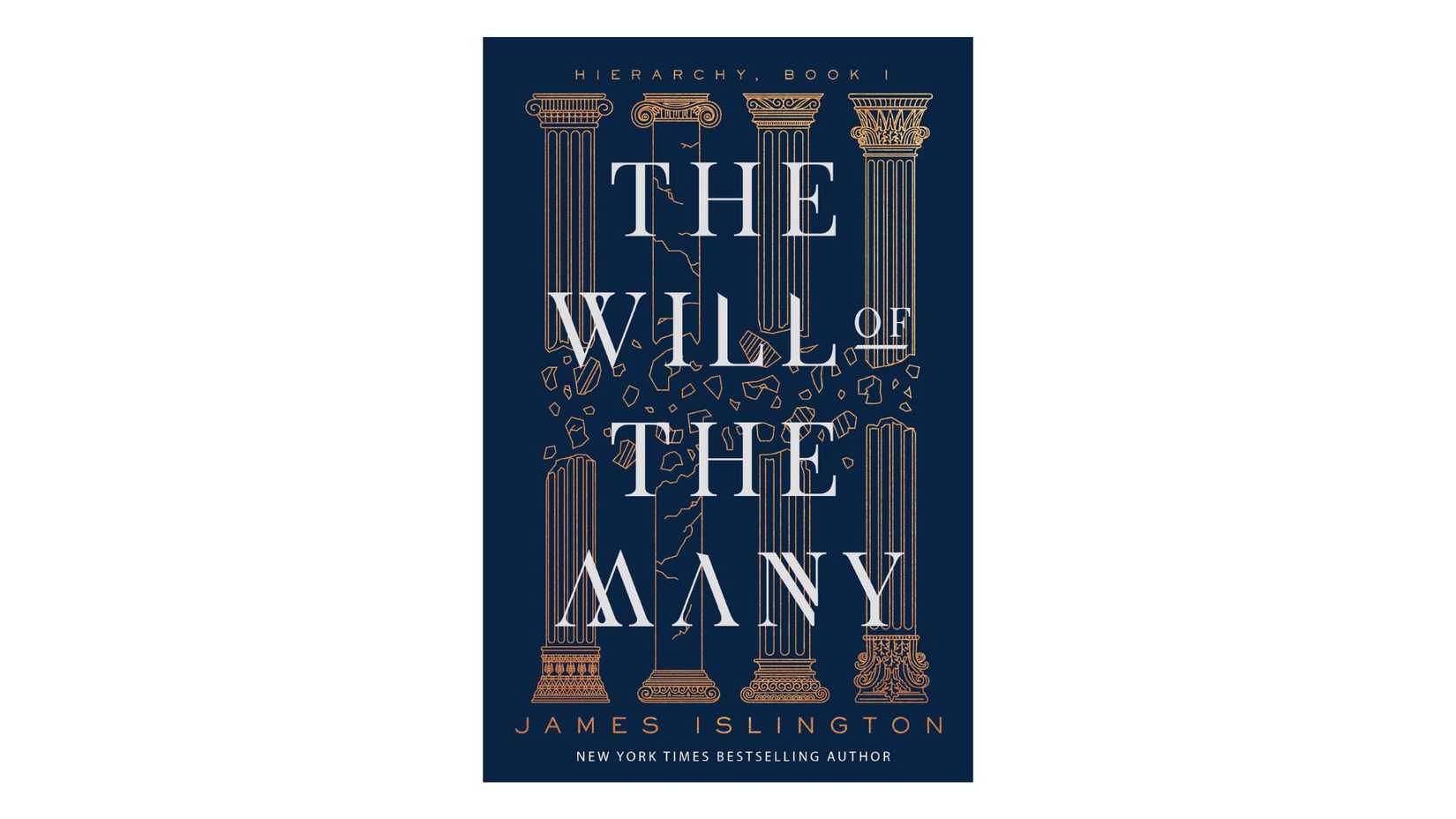 The Will of the Many by James Islington book cover on a white background