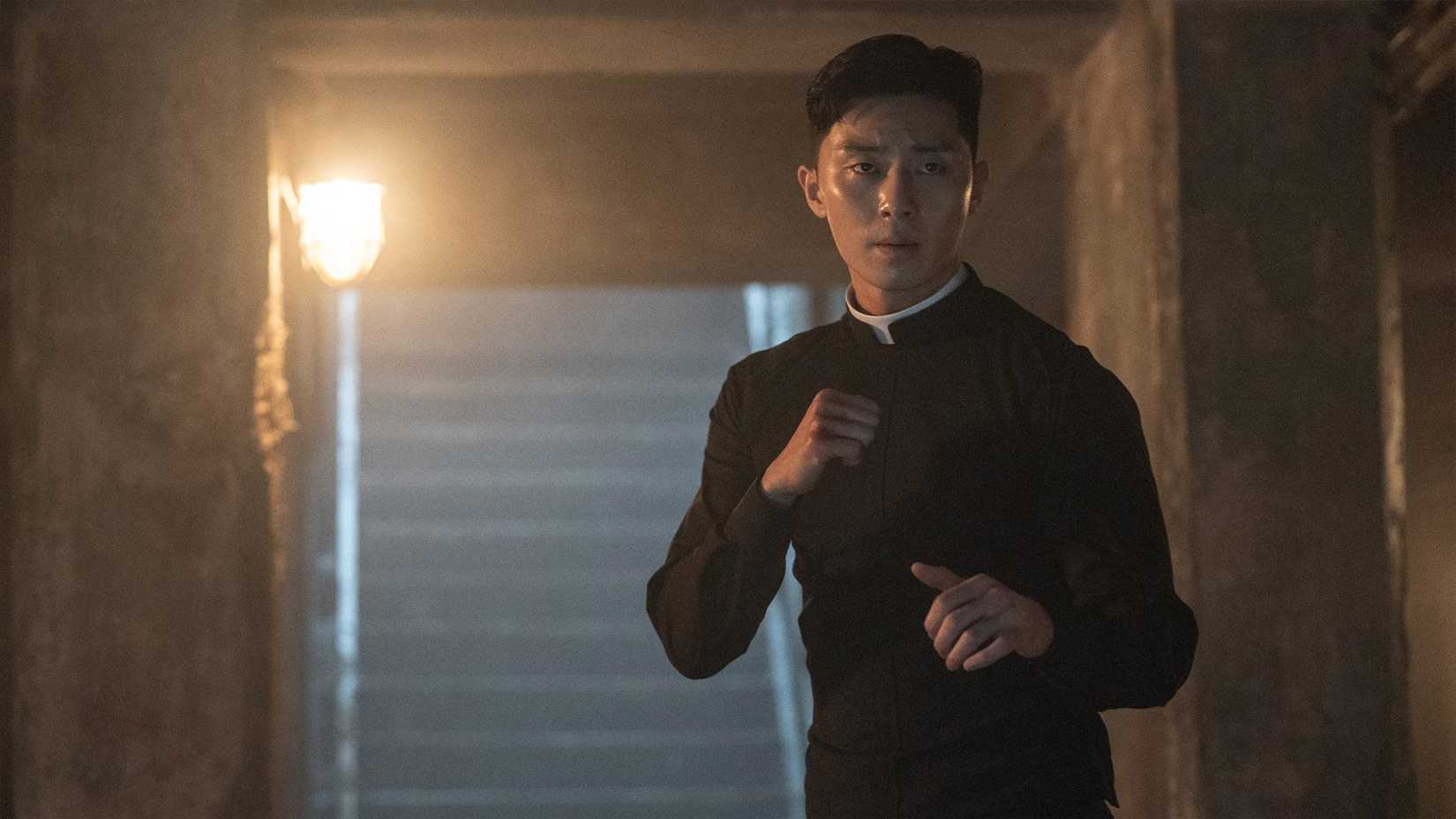 Yong-hoo from The Divine Fury puts up his fists. 