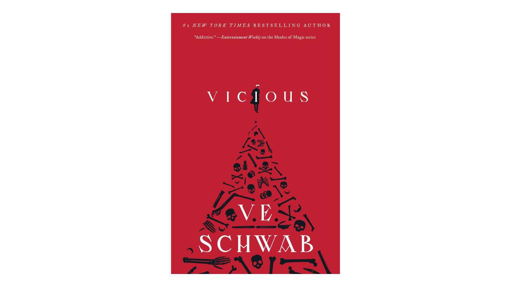 Vicious by V.E. Schwab book cover on a white background