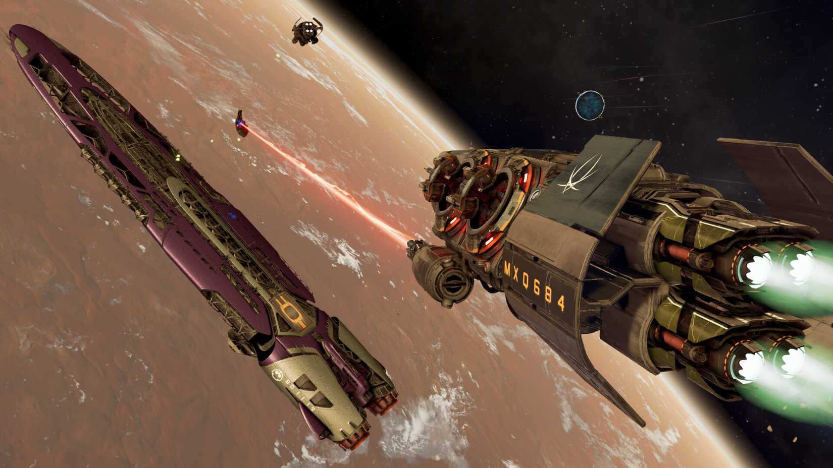 X4 foundations featured image of space ship