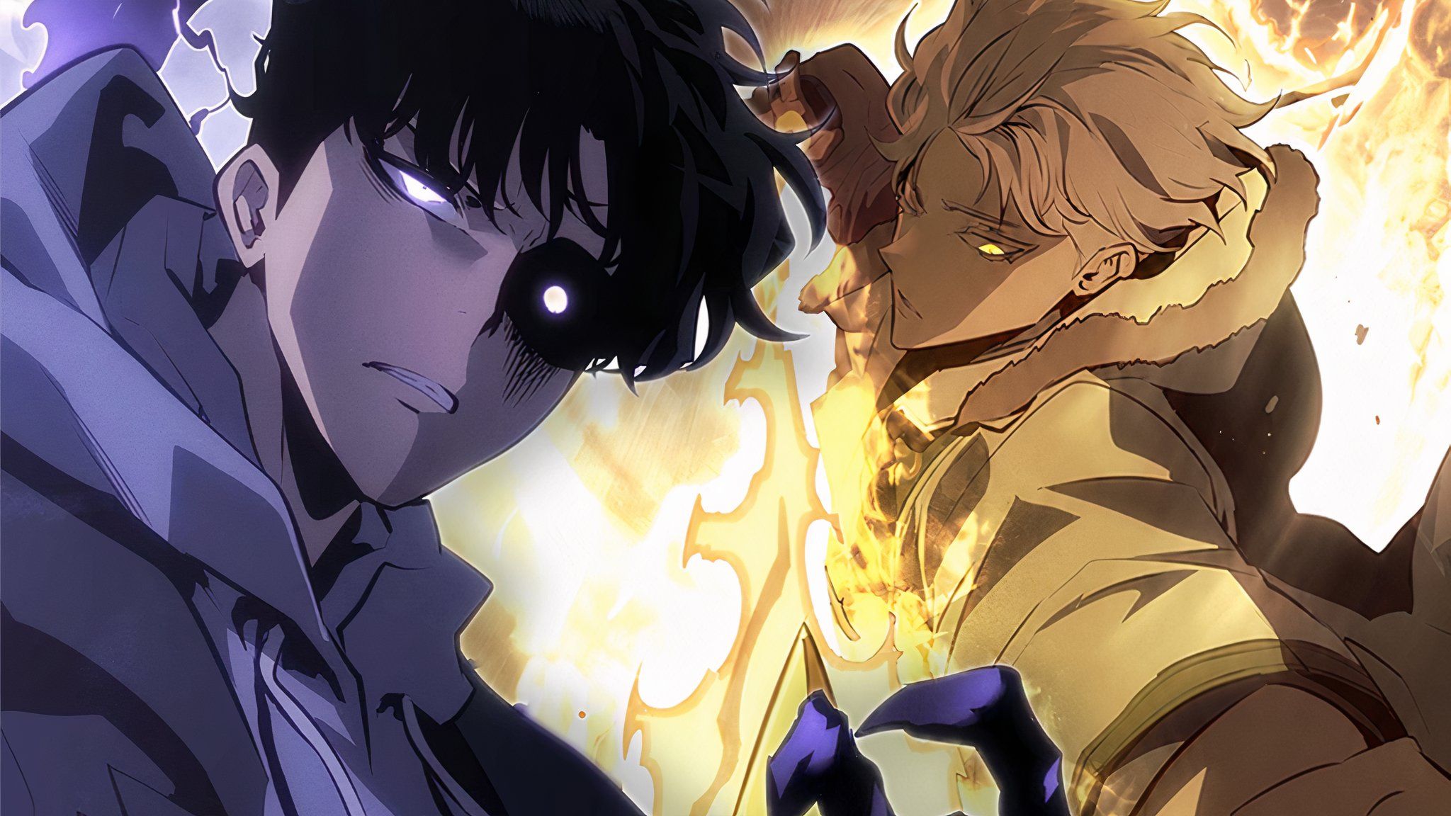 Sung Suho and Park Dojin in Solo Leveling: Ragnarok