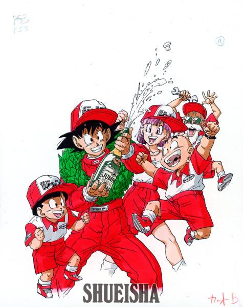 Szkic Akira Toriyama McLaren F1. Odkryto oryginalny szkic z Goku i resztą ekipy