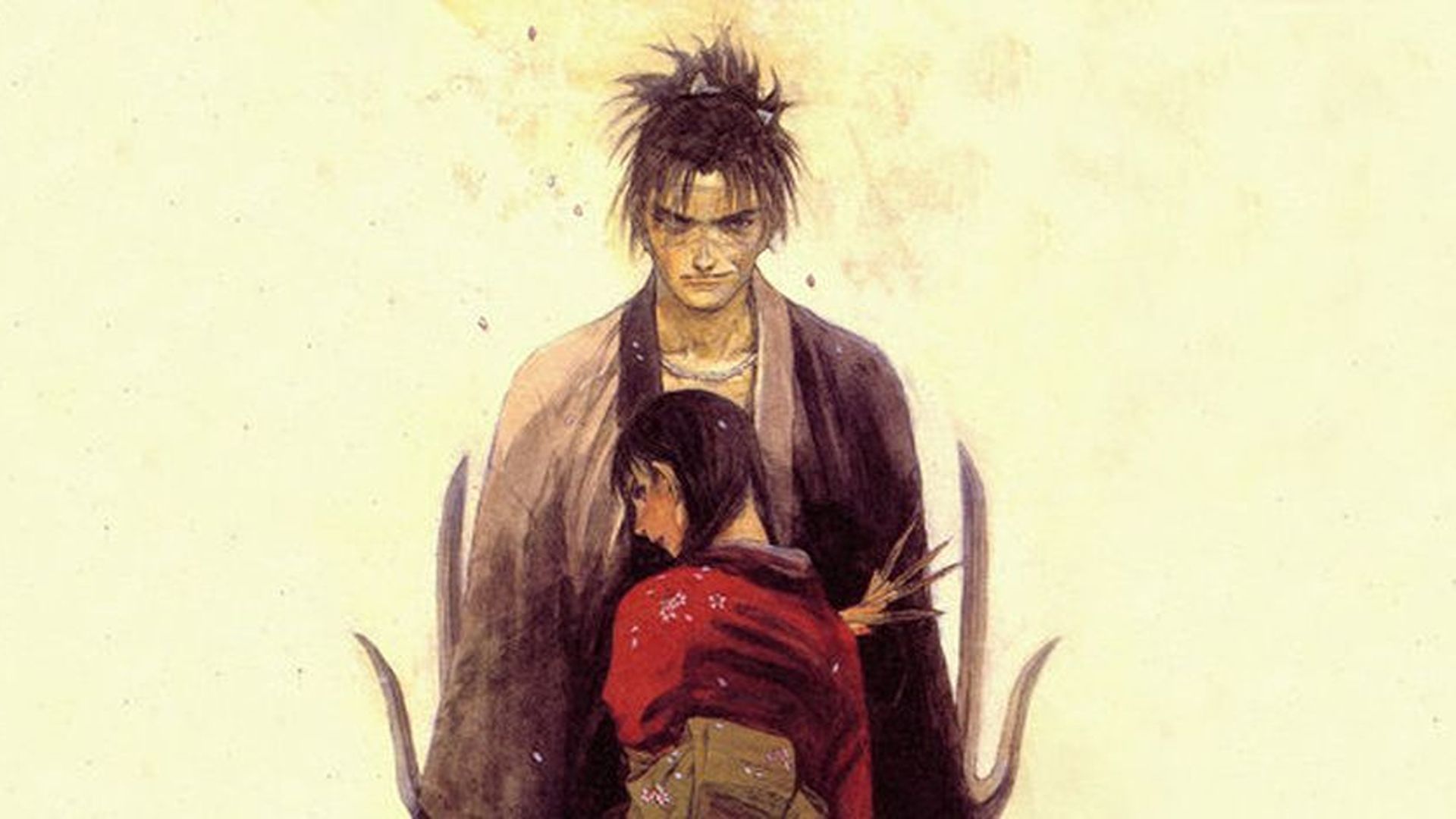 Manji and Rin in Blade of the Immortal manga.