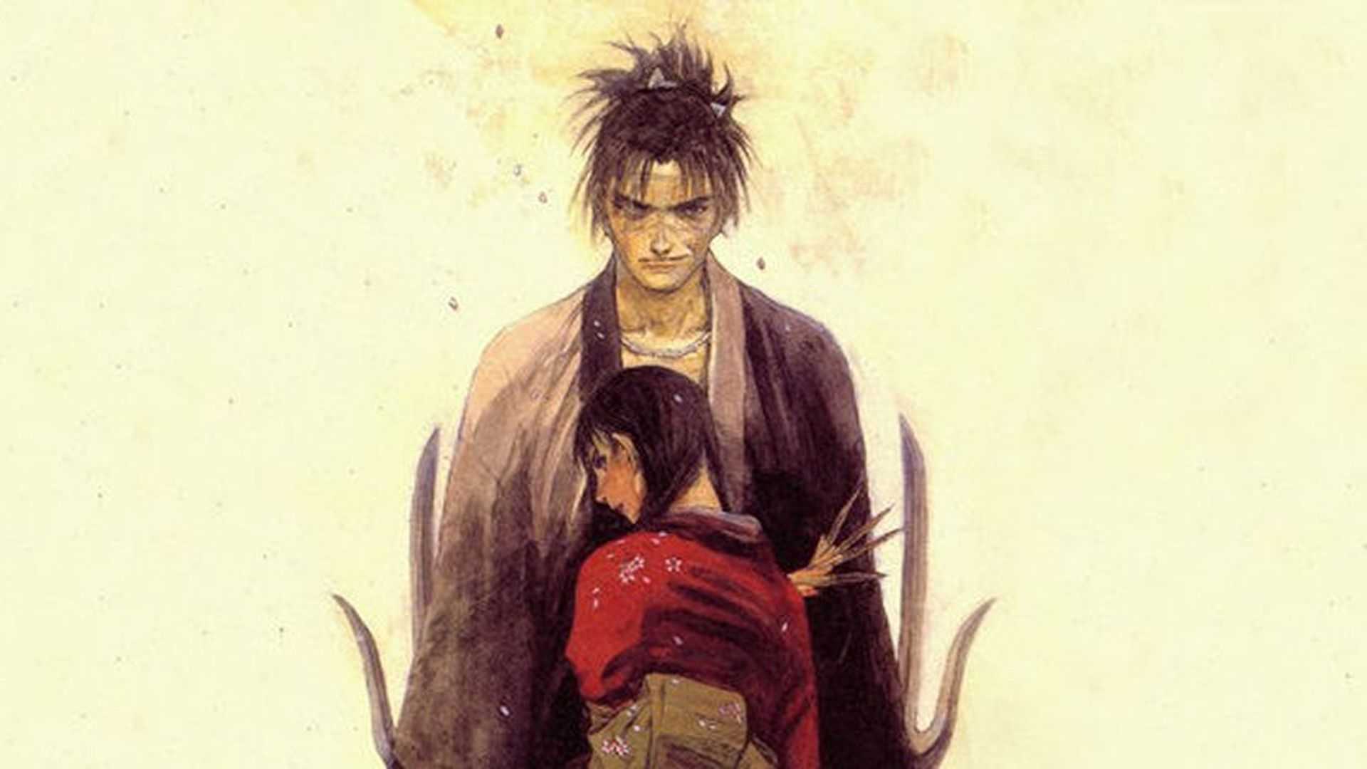Manji and Rin in Blade of the Immortal manga.