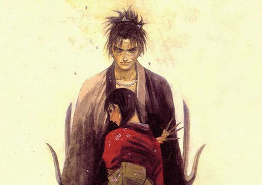 Manji and Rin in Blade of the Immortal manga.