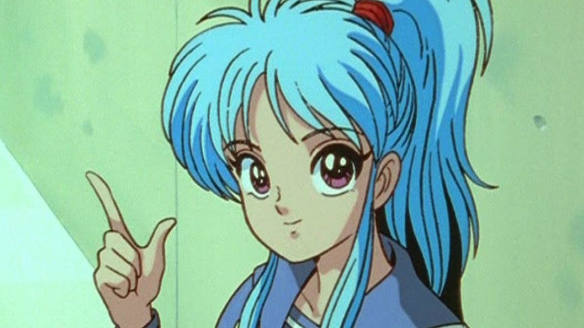 Botan smiling in Yu Yu Hakusho.
