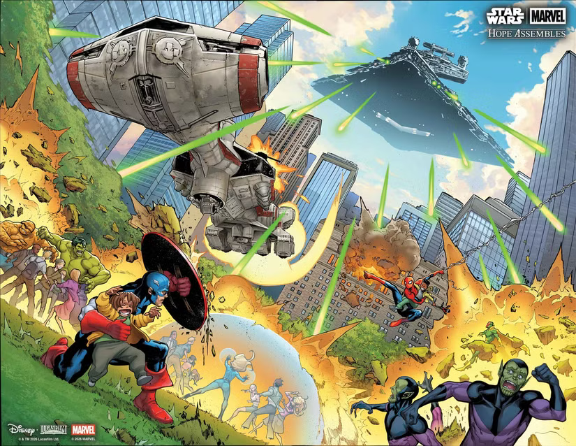 Star Wars and Marvel's Epic Crossover Officially Confirms First Look