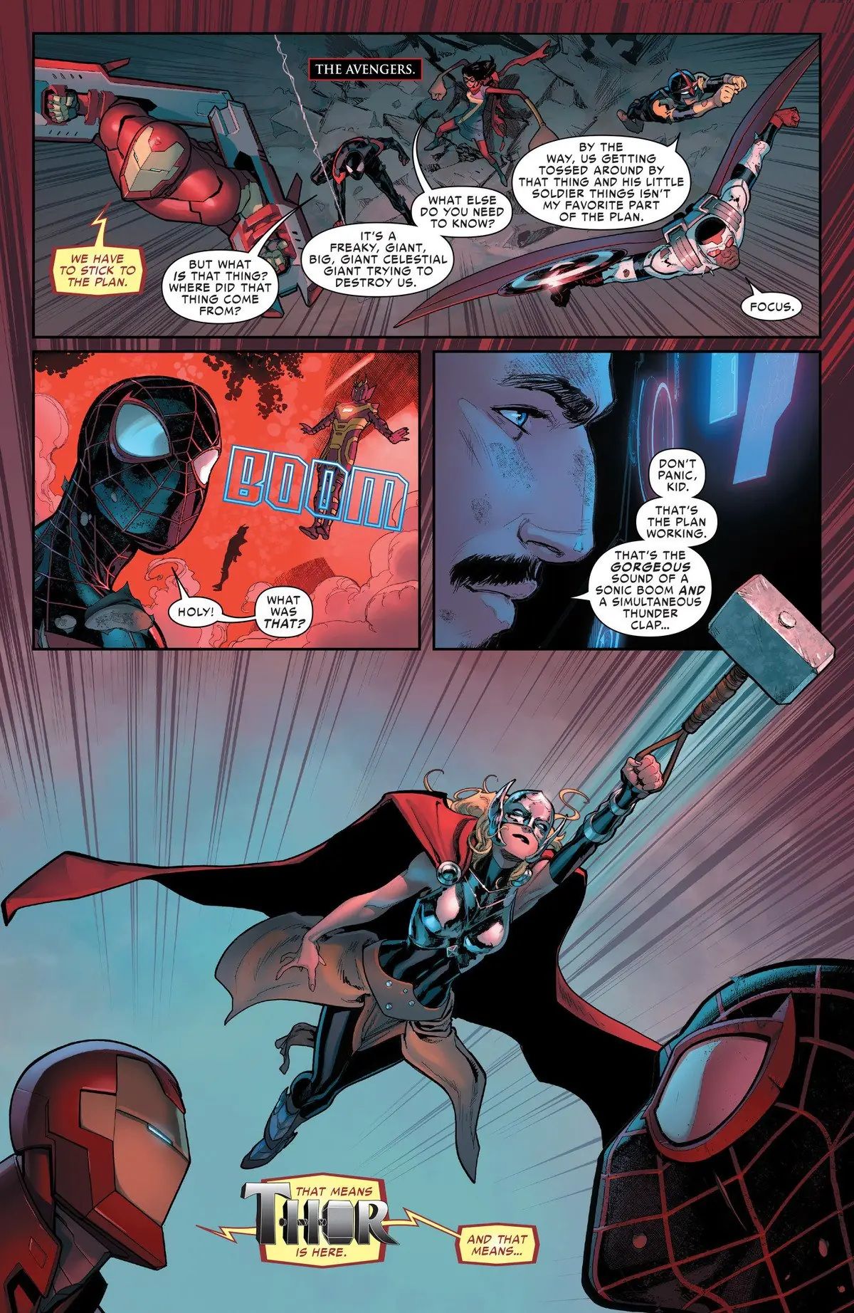 Thor shows up