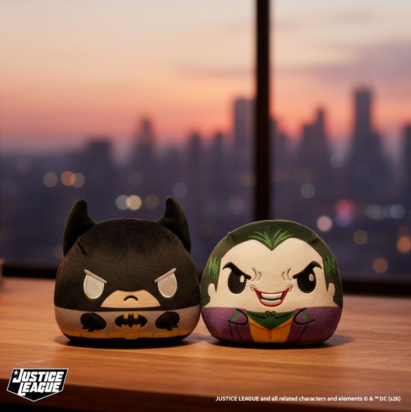 Batman Becomes Joker in DC's New Reversible Plush Collection