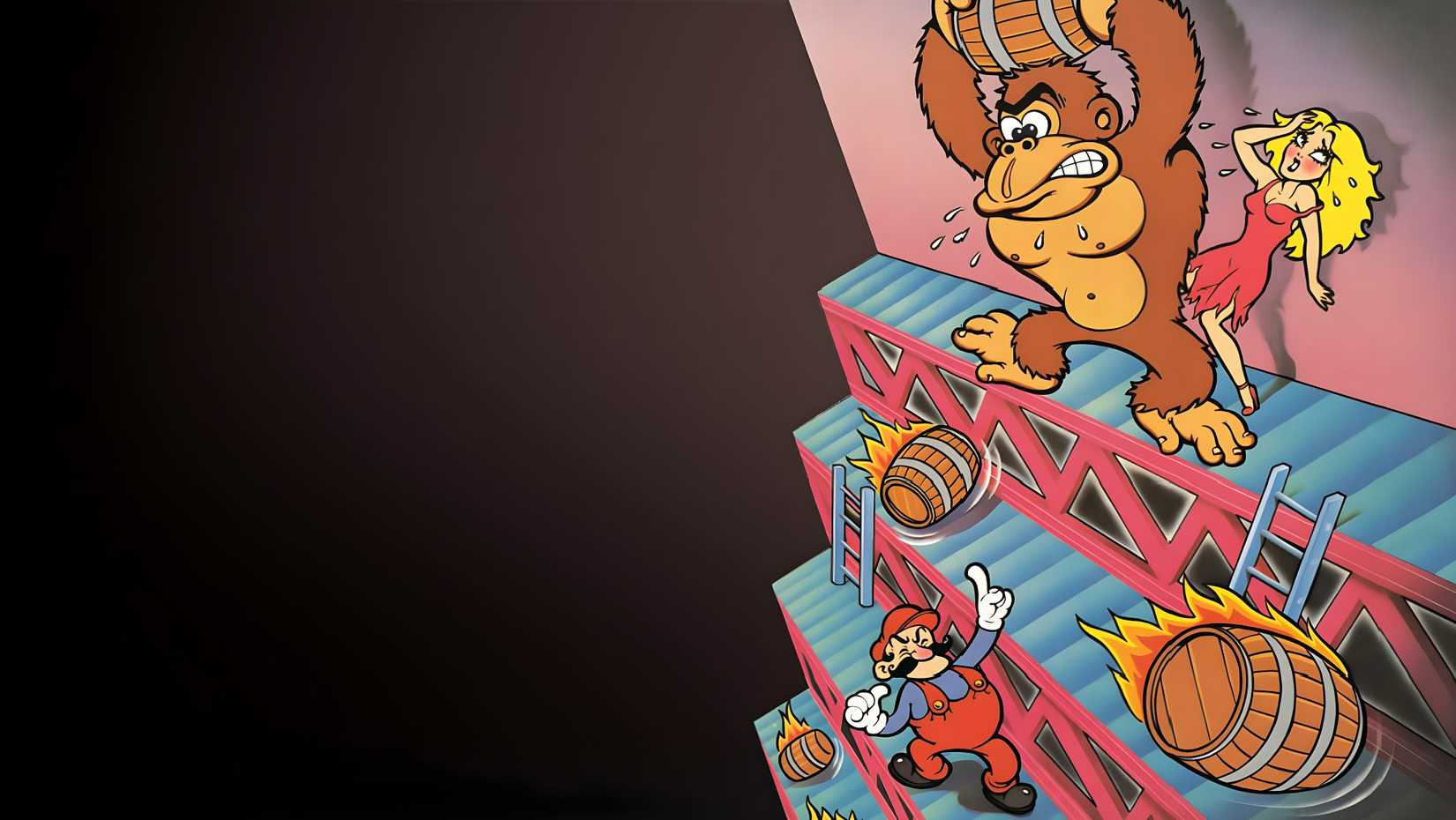 Donkey Kong arcade key art