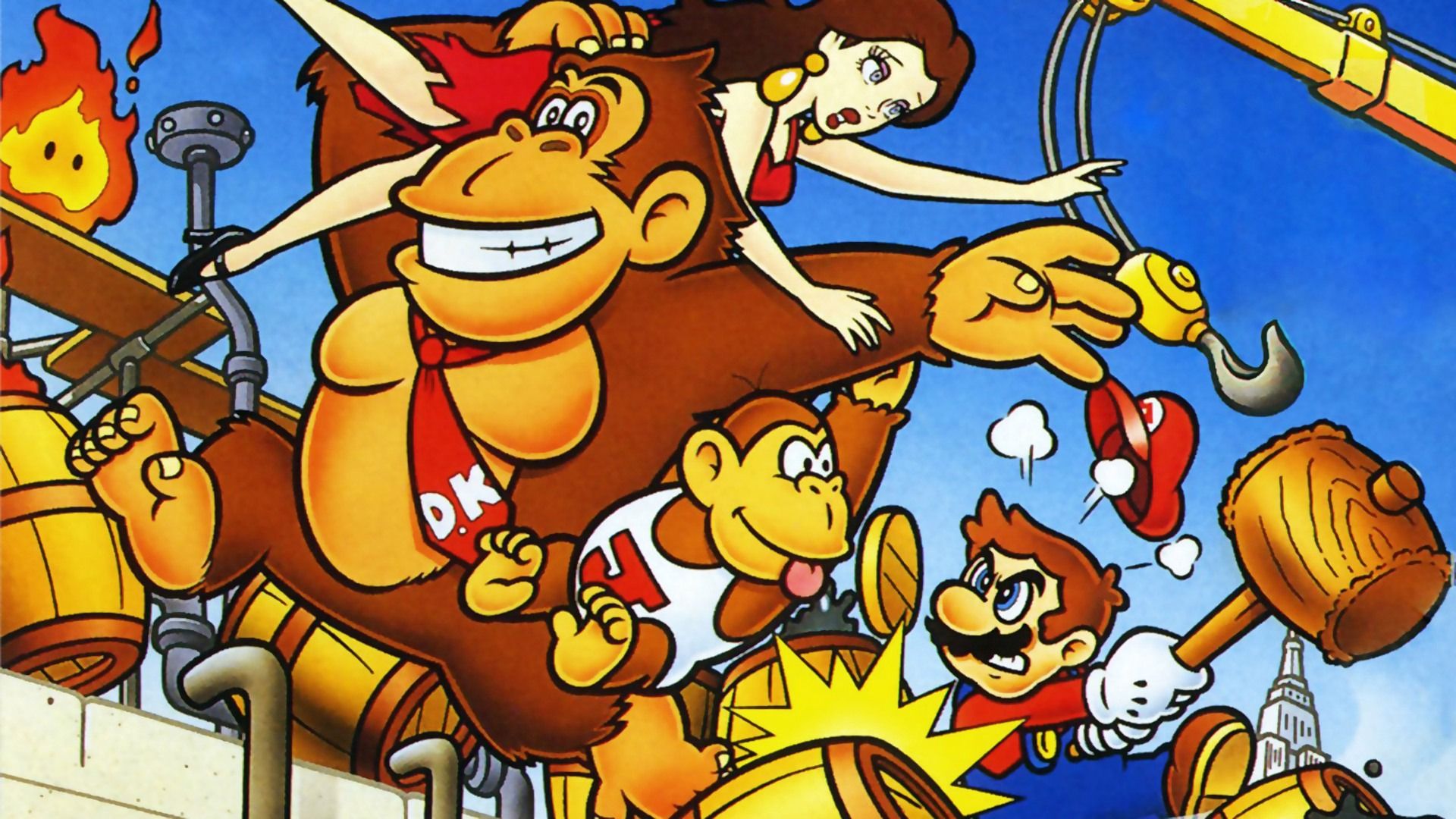 Donkey Kong game boy cover art