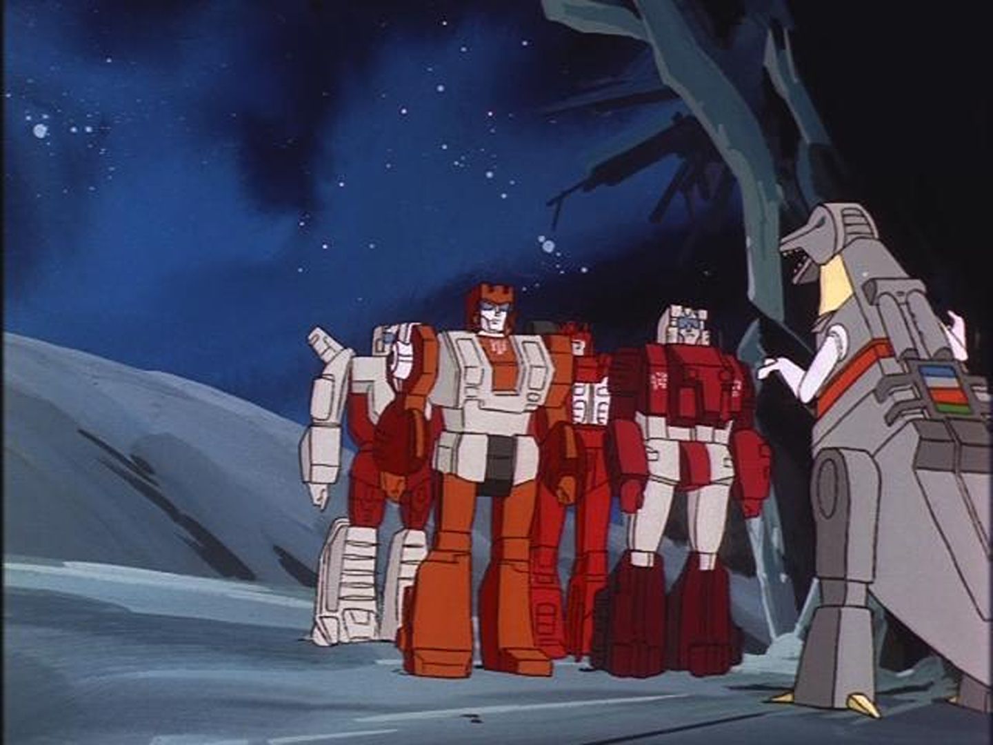 Grimlock and the Technobots in The Transformers Season 3.