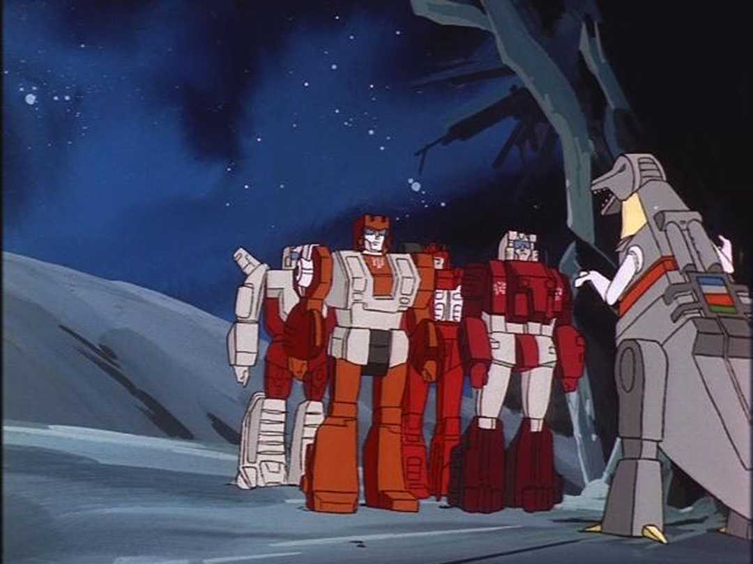 Grimlock and the Technobots in The Transformers Season 3.
