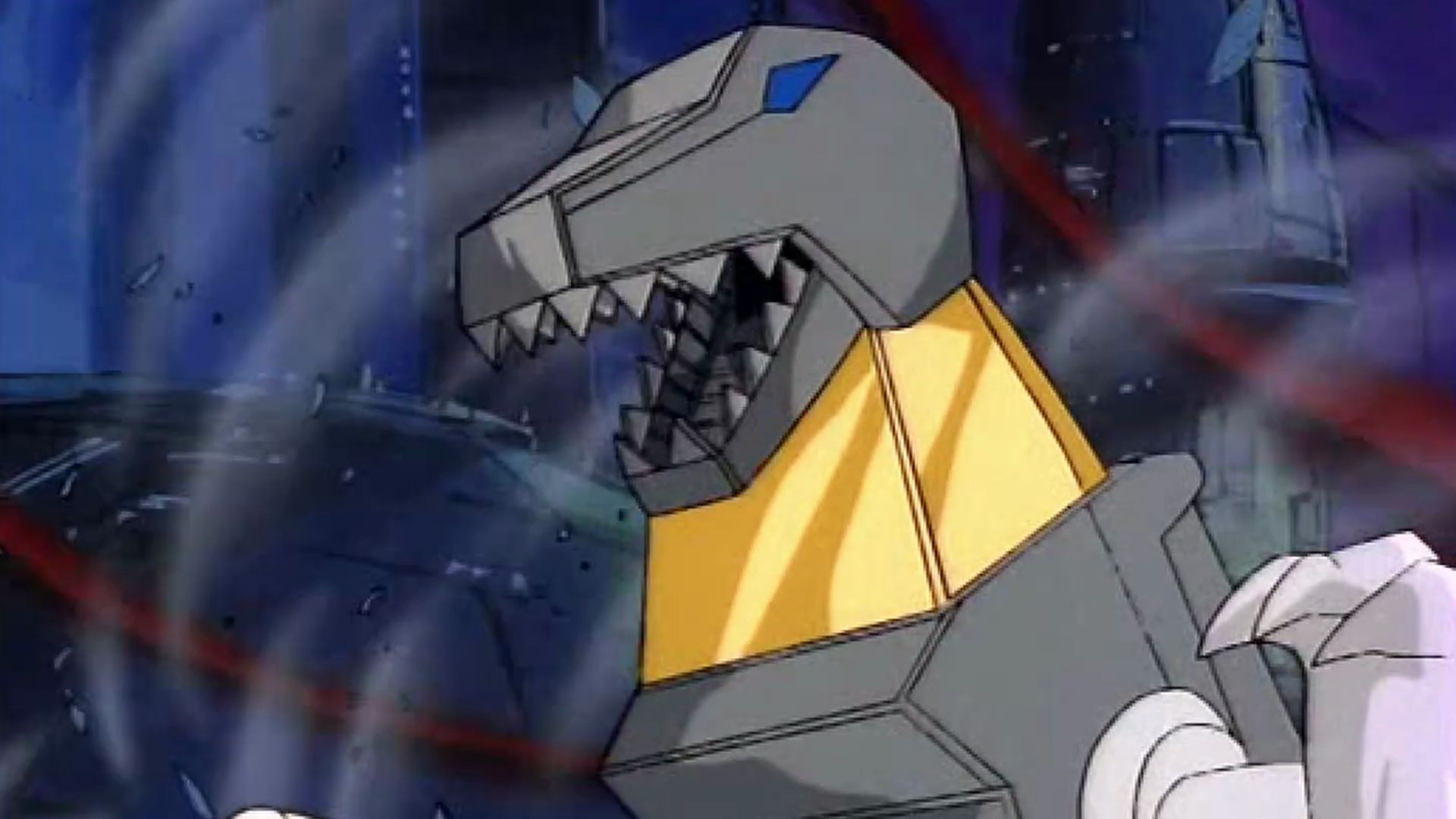 Grimlock in the G1 transformers cartoon