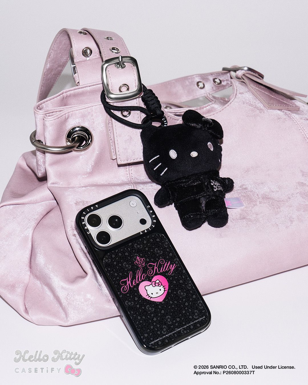 CASETiFY ケースティファイ チャームストラップ HELLO KITTY Hello Kitty Goes Full Y2K With Limited-Edition CASETiFY Phone Case