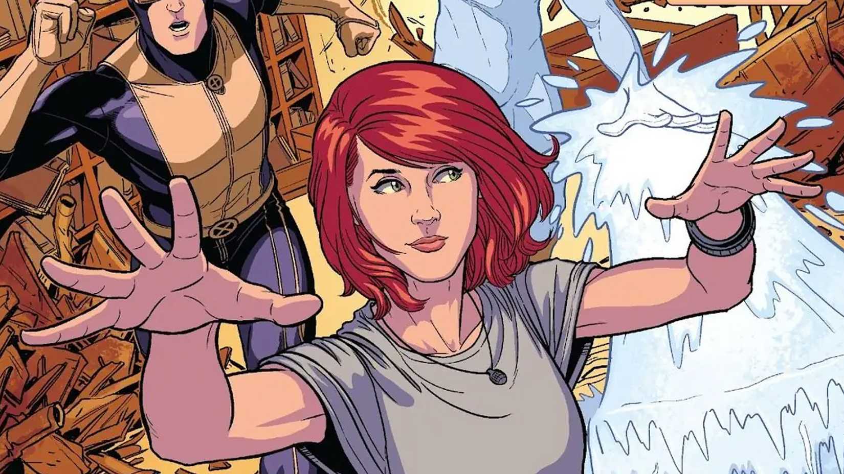 Jean Grey getting ready to fight Magneto in X-Men Season One