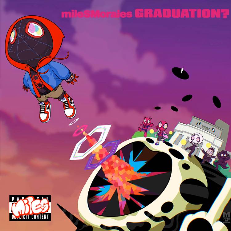 Comic Character Questioning Line it is Drawn: Comic Characters Take Over Famous Album Covers