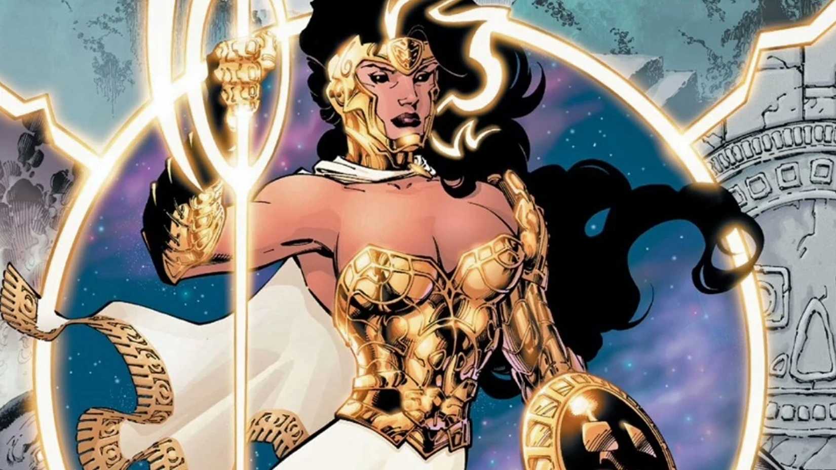 Maria Mendoza as Wonder Woman in Just Image Stan Lee's universe
