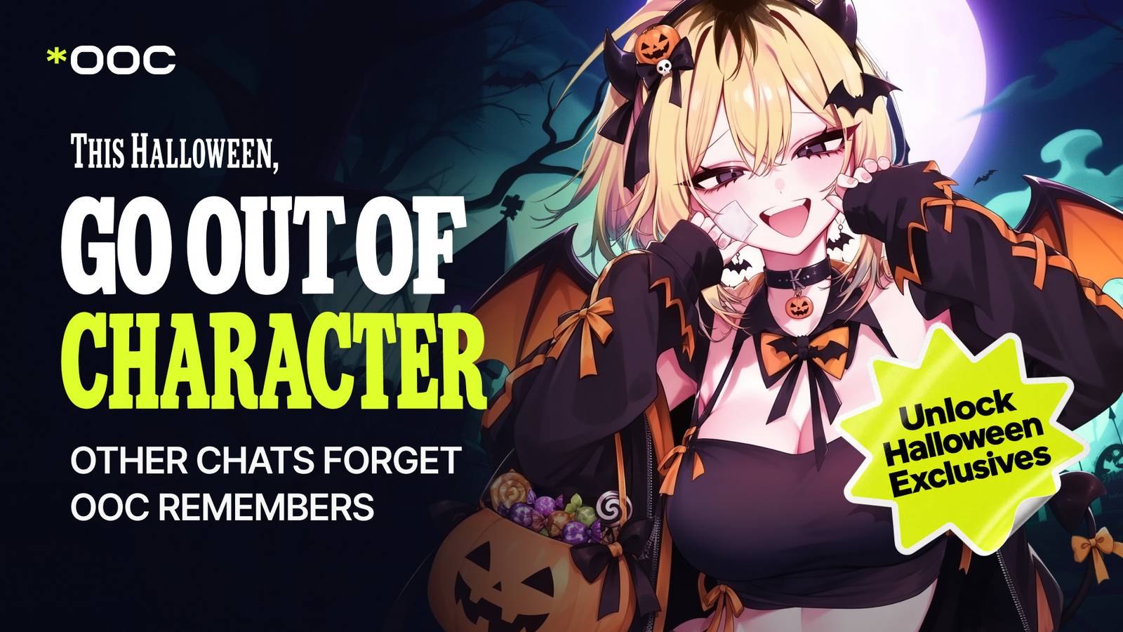OOC Halloween Event Brings Interactive Anime Stories Free Rewards