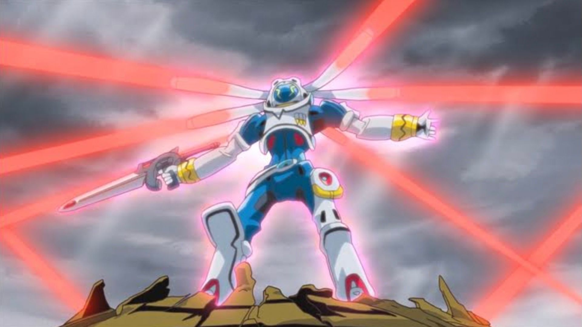 King Gainer mecha transforms in Overman King Gainer.