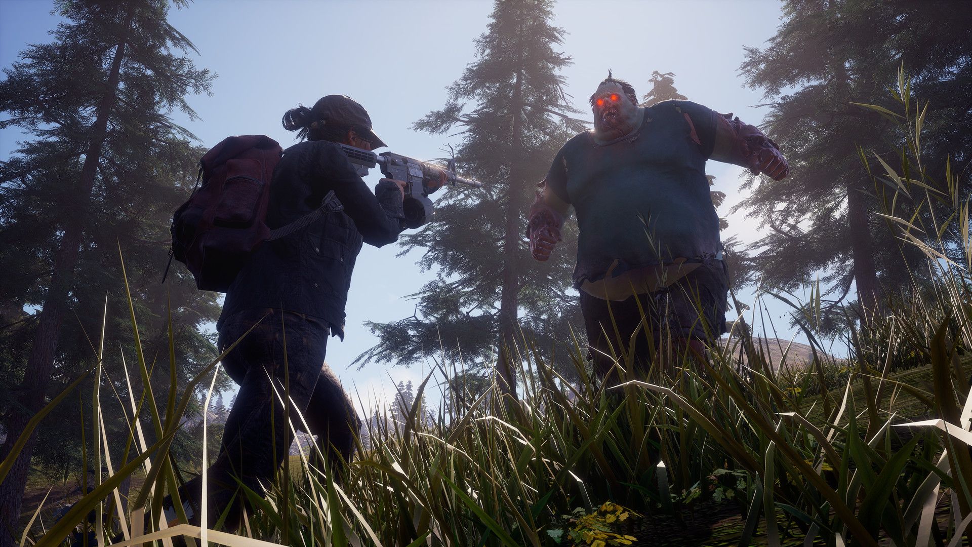 Player fighting a tank zombie in State of Decay 2